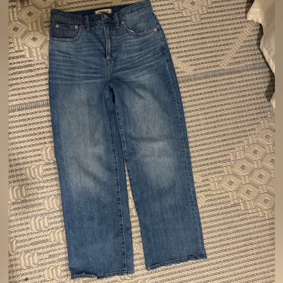 Worn only a few times the Madewell slim wide leg crop - Picture 5 of 9